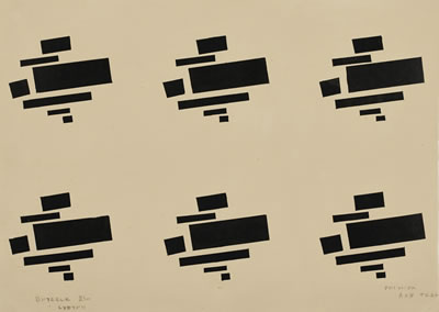 SUPREMATIST SURFACE FORMS, TEXTILE DESIGN