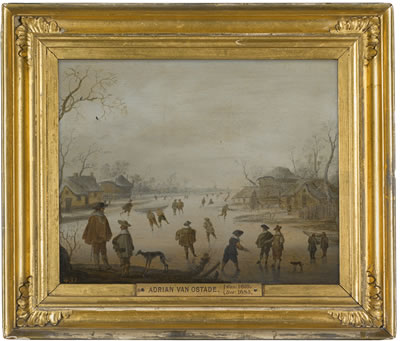 A WINTER SCENE WITH FIGURES SKATING ON A FROZEN RIVER by Anthonie Verstraelen - Auction record, sale price, and art valuation. Compare with similar artists and explore comparable artworks.