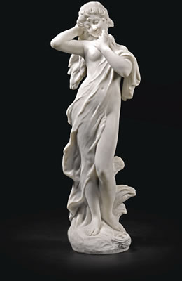 JEUNE FEMME AUX OISEAUX (YOUNG WOMAN WITH BIRDS)