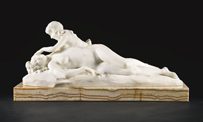 FEMME ALLONGÉE (WOMAN RECLINING) by Charles Theodore Perron - Auction record, sale price, and art valuation. Compare with similar artists and explore comparable artworks.