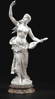 Sample artwork by Sylvain Kinsburger (1855 - 1935), known for sculpture - View similar artists and auction records