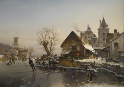 SKATERS ON THE CANAL