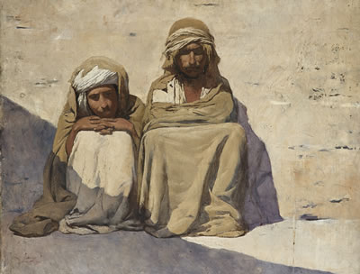 PERSONNAGES ACCROUPIS, KABYLIE