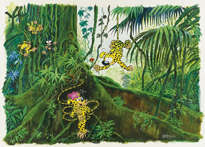 MARSUPILAMI FLEUR DE LA JUNGLE