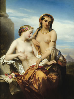Sample artwork by Nicaise De Keyser (1813 - 1887), known for portrait, history, religious and genre painting - View similar artists and auction records