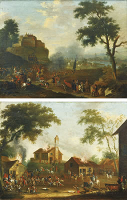 SCÈNES D'ESCARMOUCHES (2)