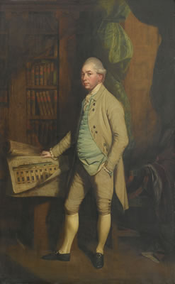 PORTRAIT OF WILLIAM, 6TH EARL OF CRAVEN, HOLDING THE BENHAM CASTLE PLAN by Thomas Beach - Auction record, sale price, and art valuation. Compare with similar artists and explore comparable artworks.