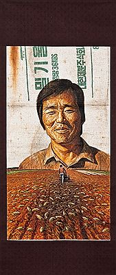 Mr.Kim have a Good Harvest This Year
