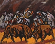 A Folk Game by SeungWoo Oh - Auction record, sale price, and art valuation. Compare with similar artists and explore comparable artworks.