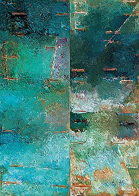 Work of Gogh and Mondrian