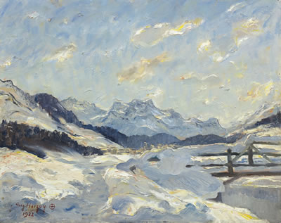 BEI ST. MORITZ, 1922