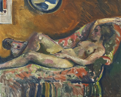 MÄDCHEN AUF DIWAN, 1914 by Alfred Heinrich Pellegrini - Auction record, sale price, and art valuation. Compare with similar artists and explore comparable artworks.