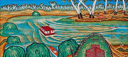 House Boat, Murray River, Victoria
