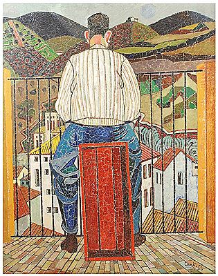 "Sitzende Figur"