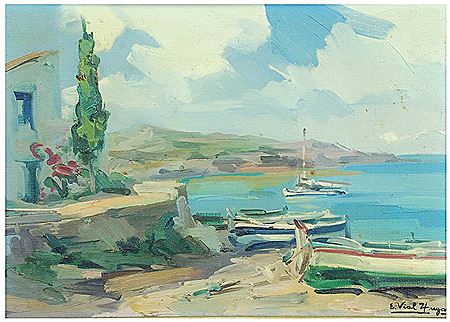Sample artwork by Eduard Vial Hugas (1910 - 1999), known for painting - View similar artists and auction records