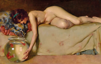 Sample artwork by Charles Arthur Wheeler (1881 - 1977), known for land-and seascape, figure, genre painting - View similar artists and auction records