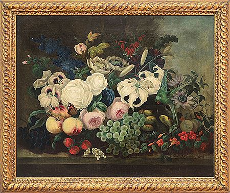 STILL LIFE WITH FLOWERS AND FISHBOWL by James Bourne - Auction record, sale price, and art valuation. Compare with similar artists and explore comparable artworks.
