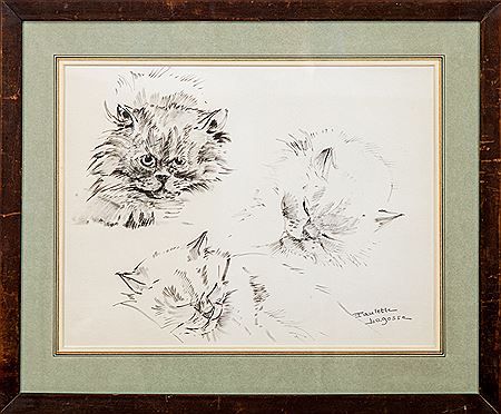 Studies of a Cat by Marie P Lagosse - Auction record, sale price, and art valuation. Compare with similar artists and explore comparable artworks.