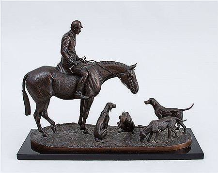Sample artwork by Marilyn Newmark (1928 - 2013), known for sculpture-horses, equestrian - View similar artists and auction records