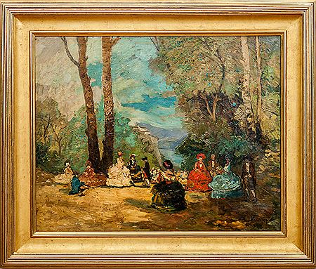 Sample artwork by Kazmer de Ronay (1883 - 1971), known for painting - View similar artists and auction records