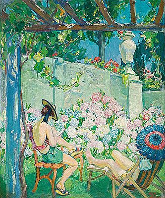 Sunbathers, Lugano