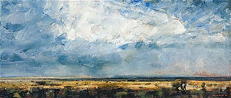 Karoo Storm Clouds by Walter Voigt - Auction record, sale price, and art valuation. Compare with similar artists and explore comparable artworks.