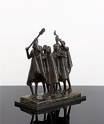 Sample artwork by Gerard de Leeuw (1912 - 1985), known for painting and sculpture - View similar artists and auction records