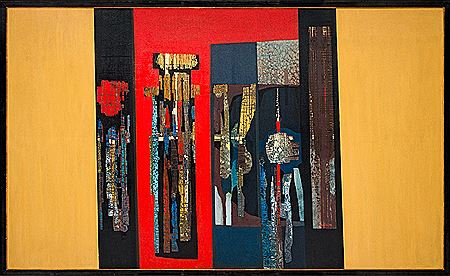 Sample artwork by Larry Scully (1922 - 2002), known for abstract painting, murals, photography - View similar artists and auction records