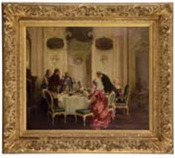 Sample artwork by Ottmar Hendschel (1845 - 1921), known for landscape and genre painting - View similar artists and auction records
