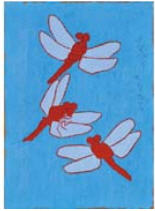 Red Dragonflies