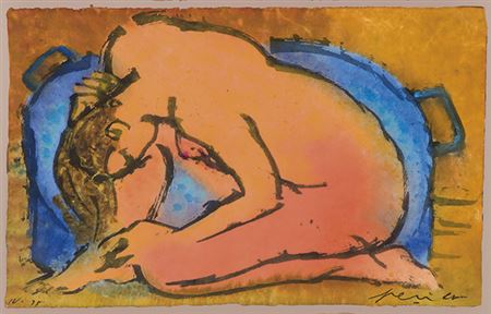 "Flush". 1995 by Perico Pastor - Auction record, sale price, and art valuation. Compare with similar artists and explore comparable artworks.
