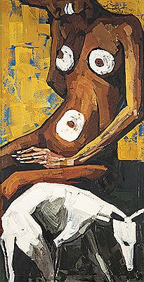 "El perro blanco". 1974