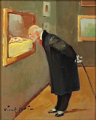 Man Studying a Nude.
