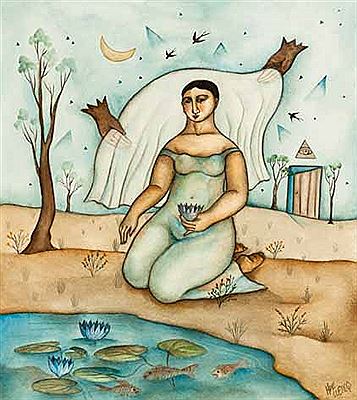 KNEELING WOMAN