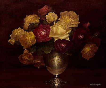 STILL LIFE WITH ROSES by Henry John Dykman - Auction record, sale price, and art valuation. Compare with similar artists and explore comparable artworks.