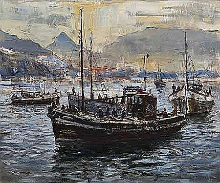 Sample artwork by Eric Wale (1916 - 2001), known for painting - View similar artists and auction records