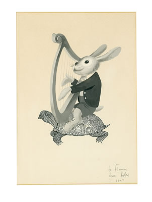 Turtle, hare & harp