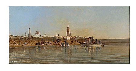 Campement sur les berges du Nil