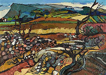 Paysage fauve