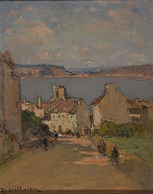 Effet de lumière Camaret by Louis Marie Désiré Lucas - Auction record, sale price, and art valuation. Compare with similar artists and explore comparable artworks.