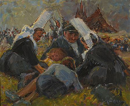 Penhors, déjeuner sur l’herbe
