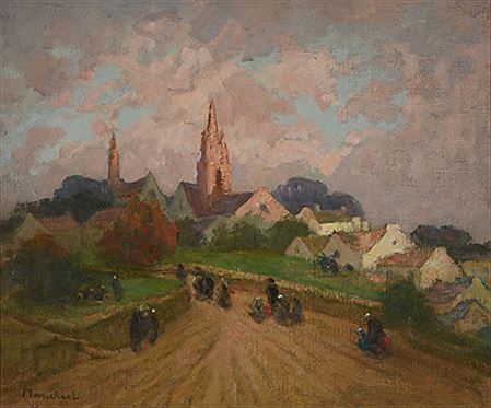 Sample artwork by Marie Marguerite Reol (1880 - 1963), known for painter, exhibited at salon des artistes français - View similar artists and auction records