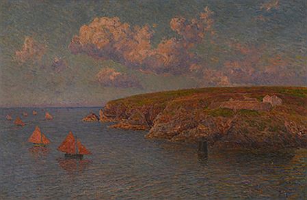 Les voiles rouges by Alexandre Jacques Chantron - Auction record, sale price, and art valuation. Compare with similar artists and explore comparable artworks.