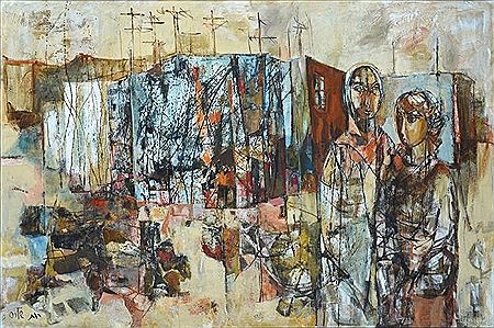 Women at the Ma’abara by Ruth Schloss - Auction record, sale price, and art valuation. Compare with similar artists and explore comparable artworks.