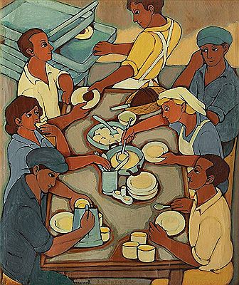 Sample artwork by Shraga Weil (1918 - 2009), known for painting - View similar artists and auction records