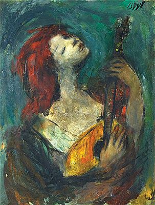 Sample artwork by Arie Wachenhauzer (1917 - 1998), known for painting - View similar artists and auction records
