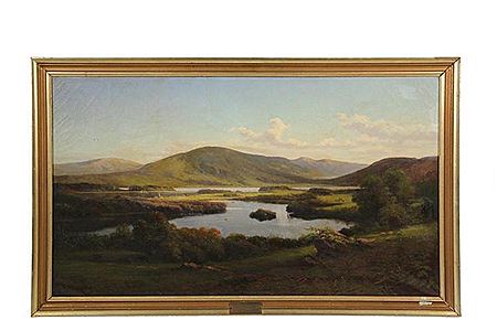 "Somes Sound and the Mountains, Mount Desert, Maine"
