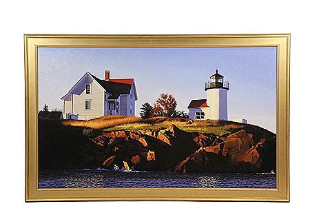"Curtis Island Light" by James Wolford - Auction record, sale price, and art valuation. Compare with similar artists and explore comparable artworks.