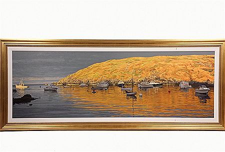 "Gold Coast" (Manana Island, Maine) by Rett Sturman - Auction record, sale price, and art valuation. Compare with similar artists and explore comparable artworks.