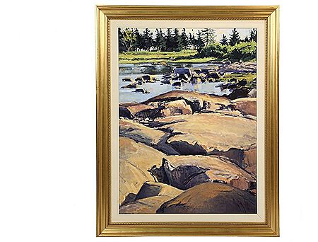 "Quiet Tension #37, Cove (Cove from Big Rock)" by Nina Jerome - Auction record, sale price, and art valuation. Compare with similar artists and explore comparable artworks.